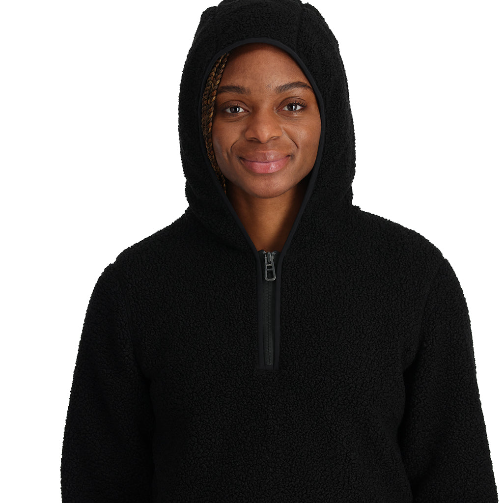 Cloud Fleece Hoodie - Black | Spyder Europe