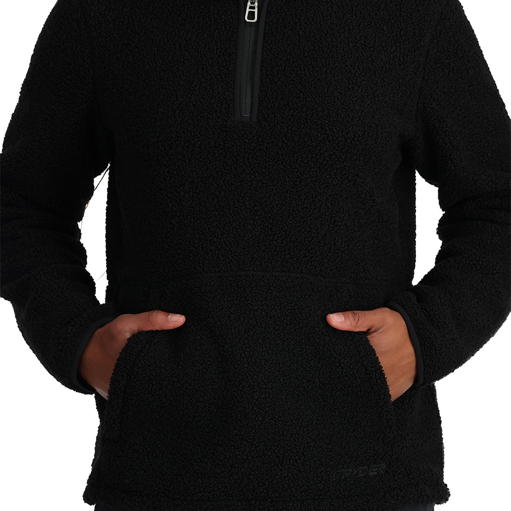 Cloud Fleece Hoodie - Black | Spyder Europe