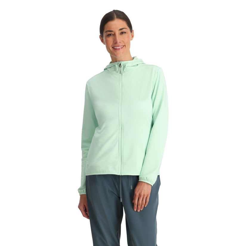 Womens Gridweb Fleece Hoodie Sgene Faded Spyder Europe