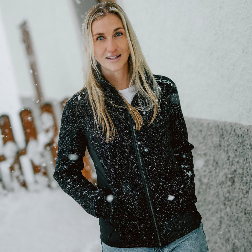 Luxe Full Zip - Black