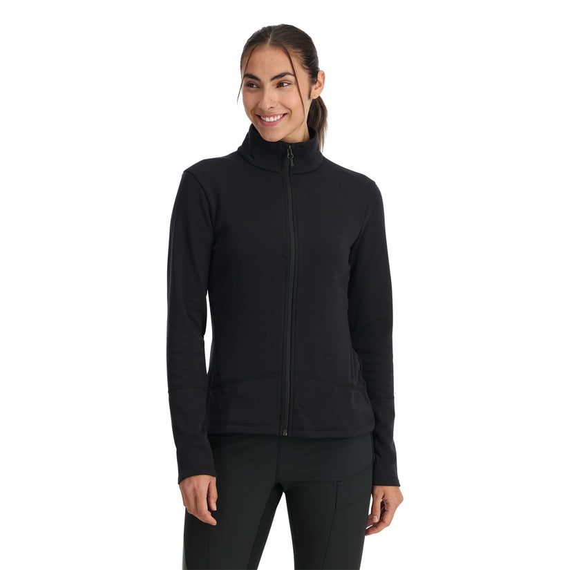 Womens Speed Fleece Jacket - Black