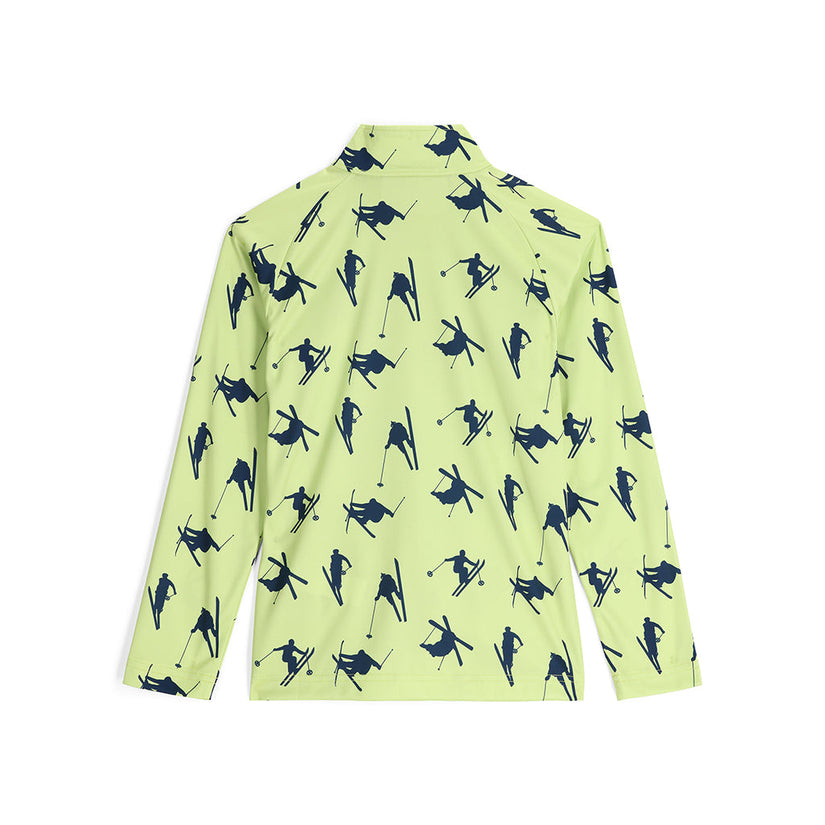 Ski Day Half Zip - Lime Ice