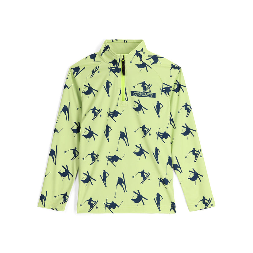 Ski Day Half Zip - Lime Ice