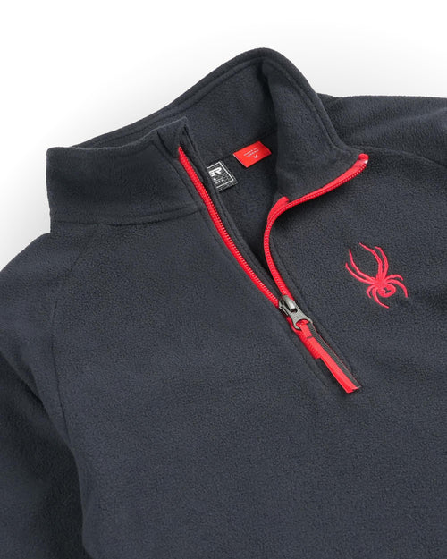 Kids Speed Fleece Half Zip - Black