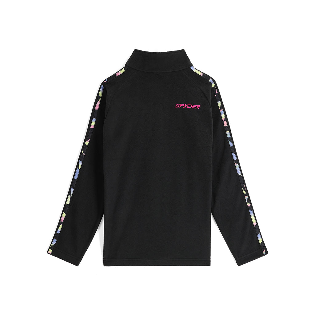 Kids Speed Fleece Half Zip - Black | Spyder Europe