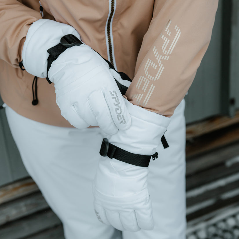 Synthesis Ski Gloves - White