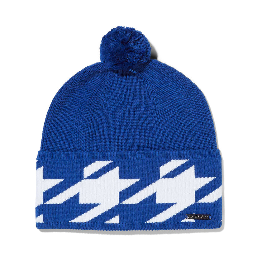 Houndstooth Pom - Electric Blue