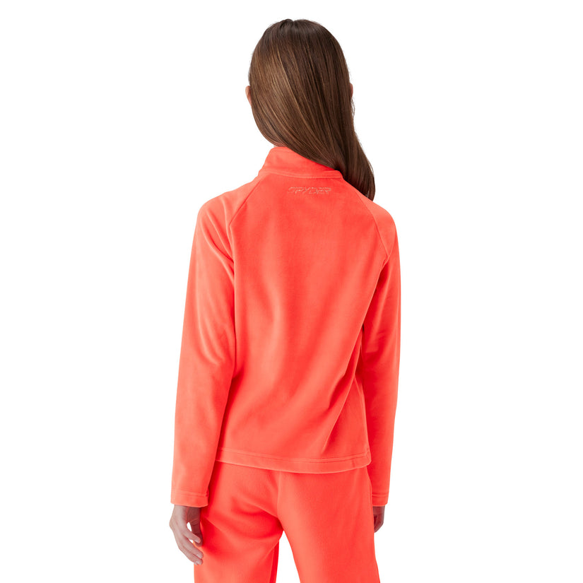 Shimmer Bug Half-Zip - Electric Coral