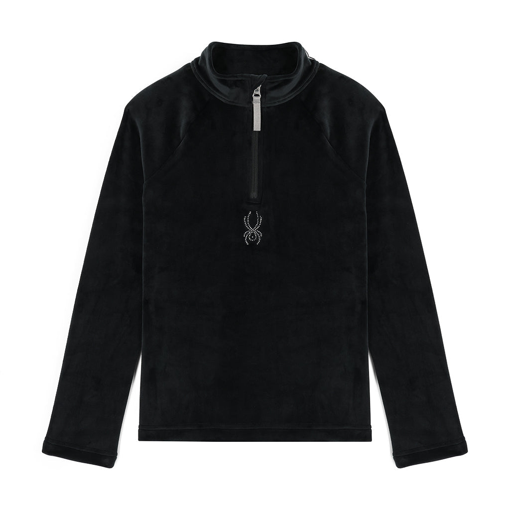Shimmer Bug Half Zip - Black | Spyder Europe