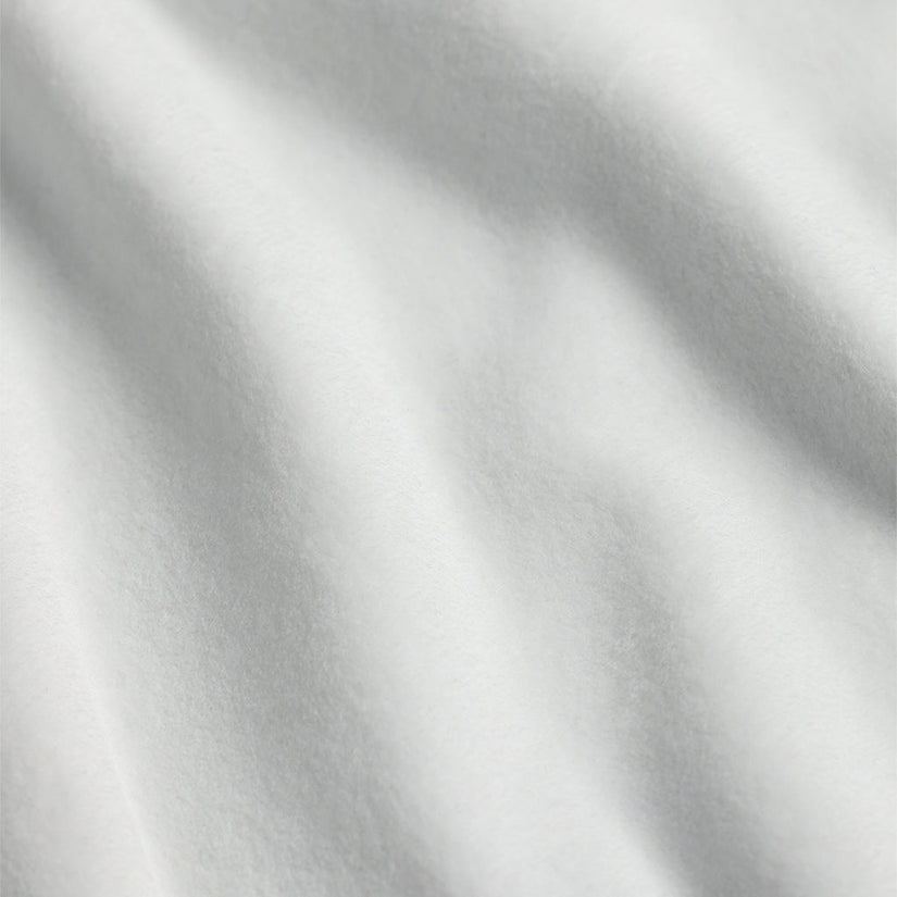 Close up of white fleece.