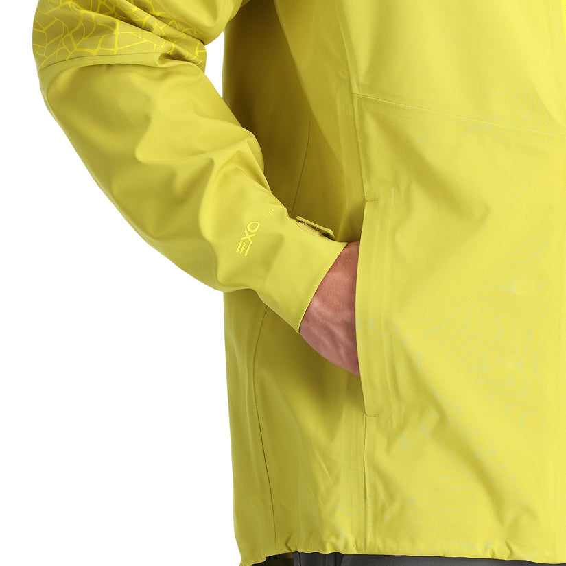 Mens Prosoma 3L Shell Jacket - Olive Gold
