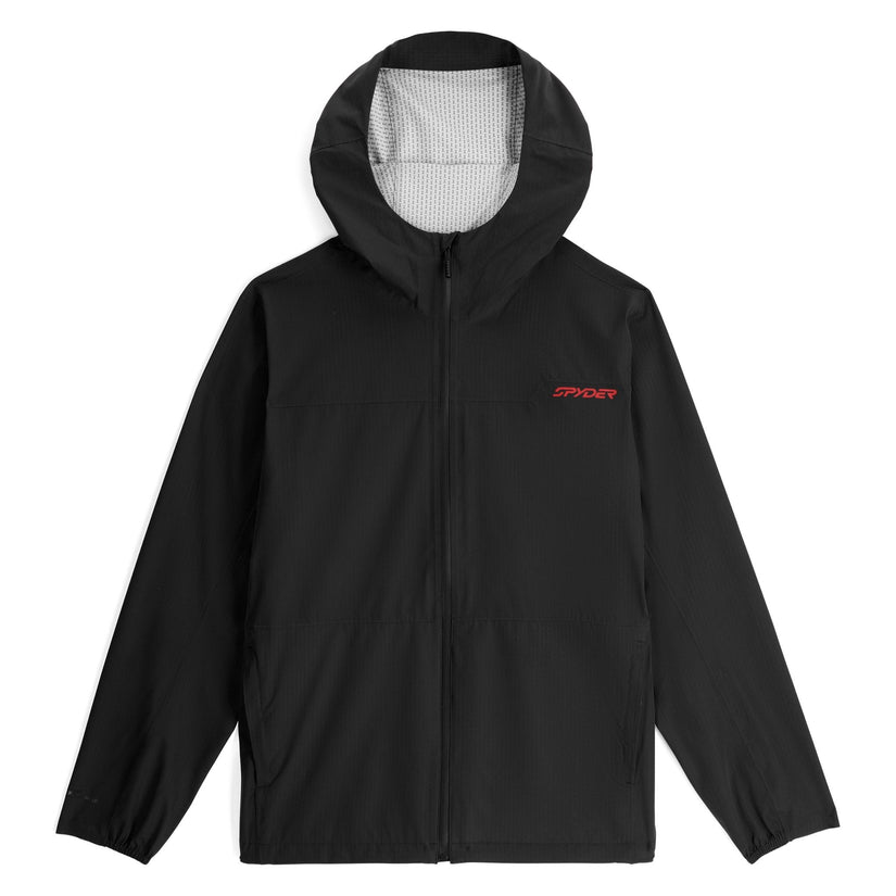 Men Clutch Shell Jacket - Black