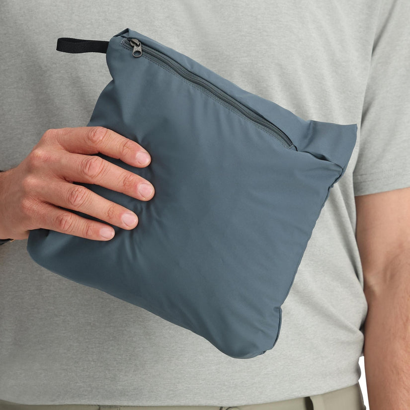 Men Clutch Shell Jacket - Slate Blue