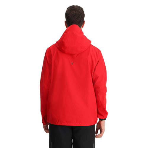 Men Clutch Shell Jacket - Spyder Red