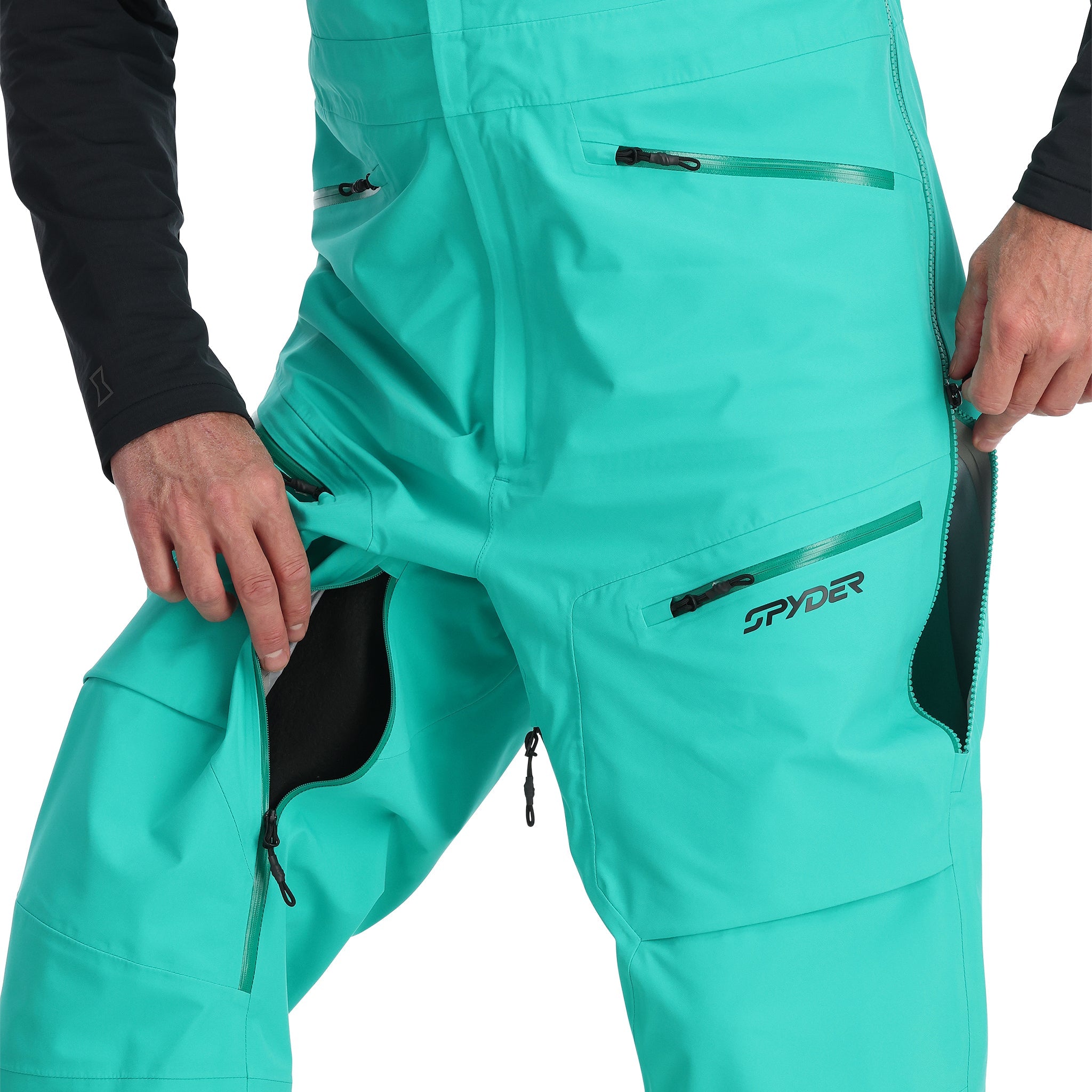 Sanction Bib - Teal Green | Spyder Europe