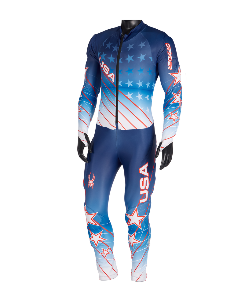 814　GOLDGYM30周年blueeq ATHLETE Mens Performance Gs - Free Blue | Spyder Europe