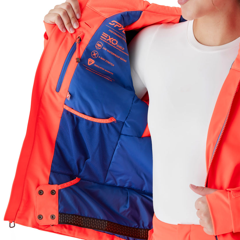 Temerity Jacket - Electric Coral