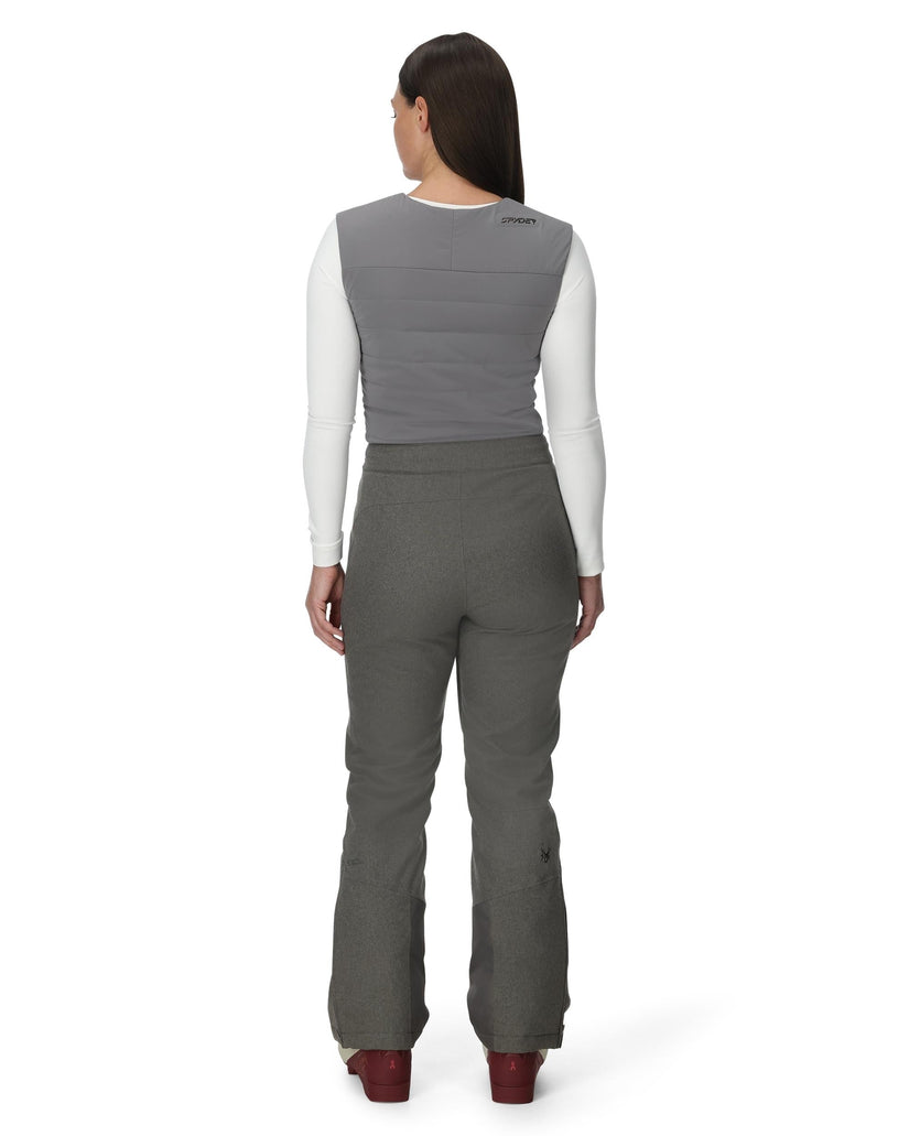 Womens On Piste Melange Bib Pants - Storm Melange