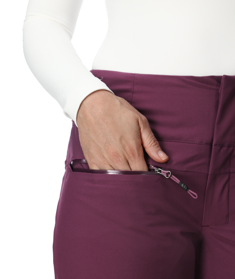 Womens Winner Pants - Plum