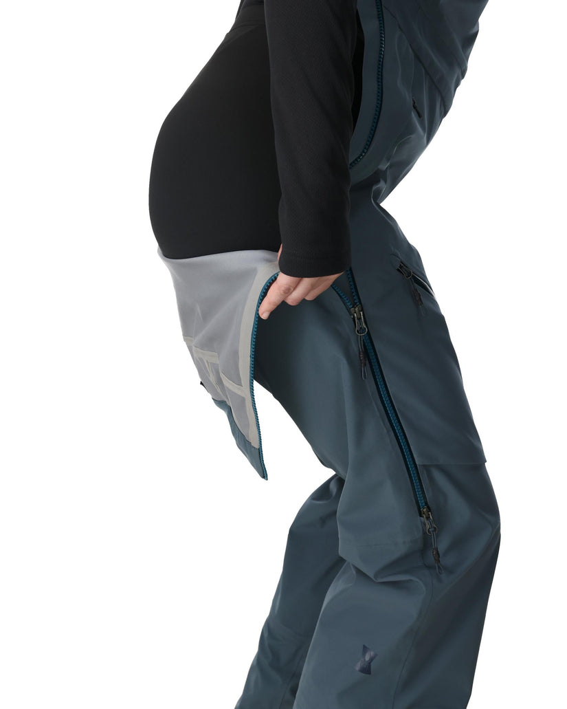 Womens Solitaire Bib - Slate Blue