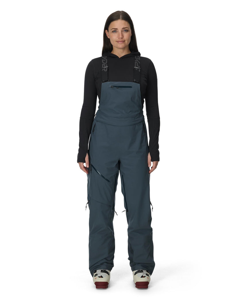Womens Solitaire Bib - Slate Blue