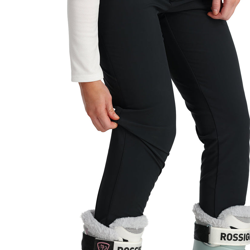 Womens Painted On Softshell Pants - Black