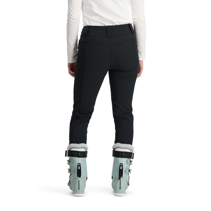 Womens Painted On Softshell Pants - Black