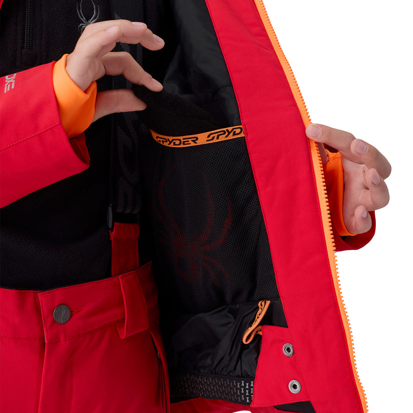 Leader Jacke - Spyder Red