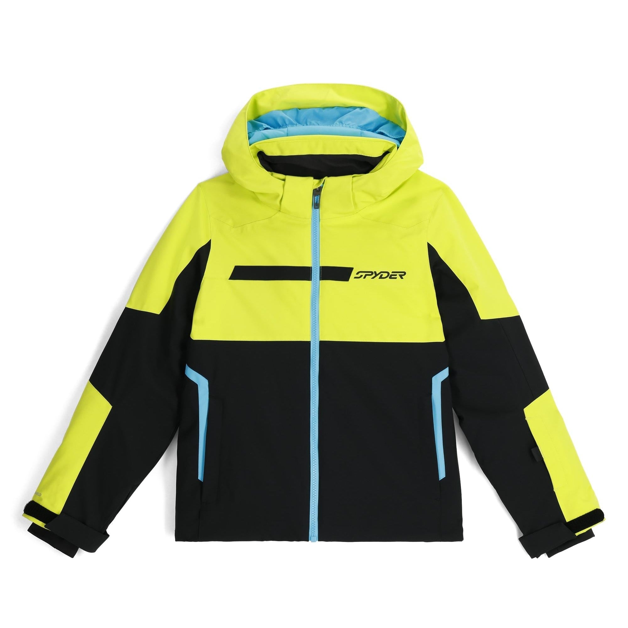 HEAD RACE TEAM JUNIOR JACKET ブラック/イエロー Challenger - Black Escape | Spyder Europe