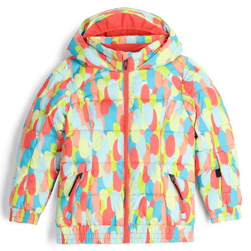 Colorful patterned jacket on a white background