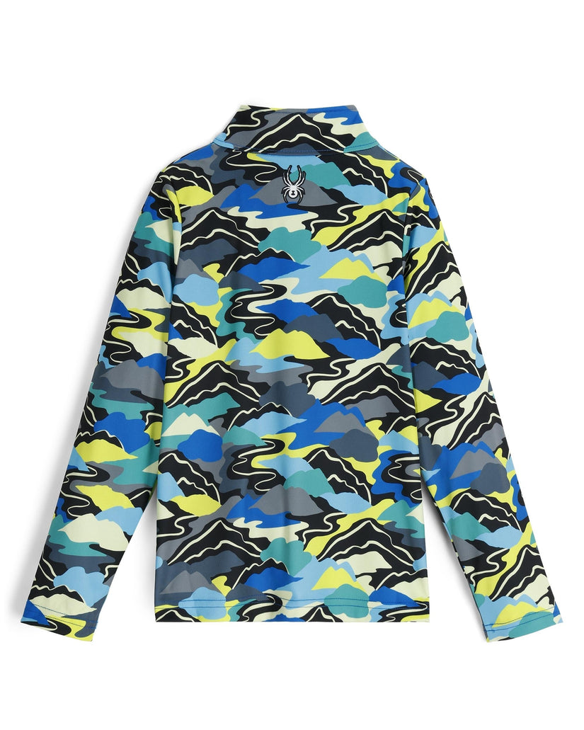 Boys International Half Zip - Cobalt Mountain Clouds