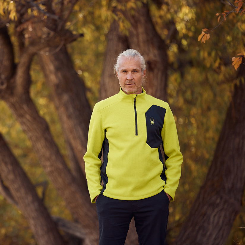 Bandit Half Zip - Lime