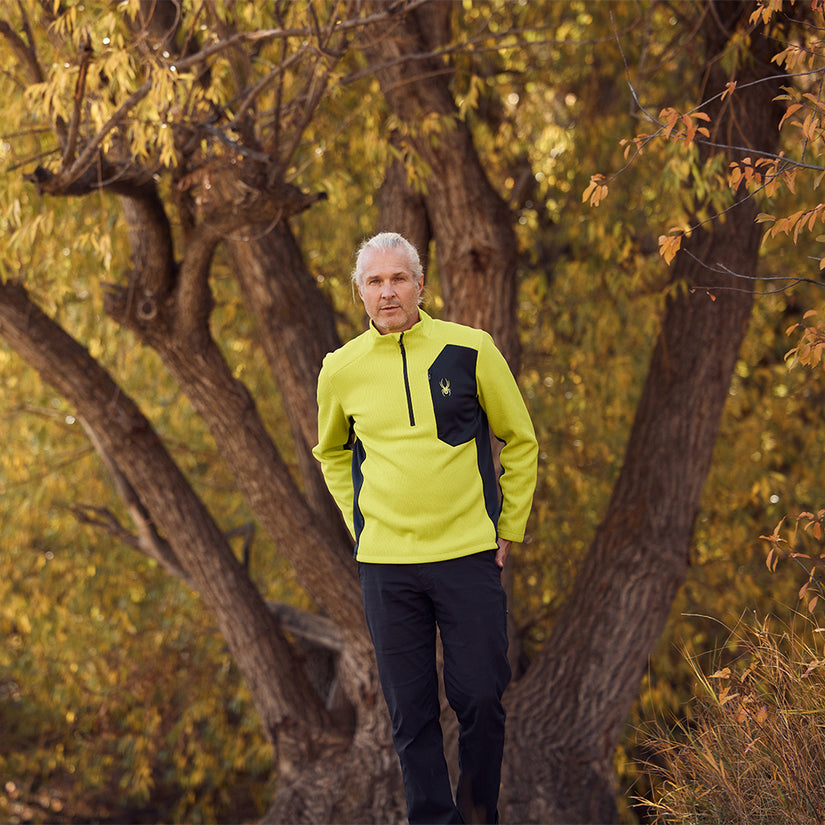 Bandit Half Zip - Lime
