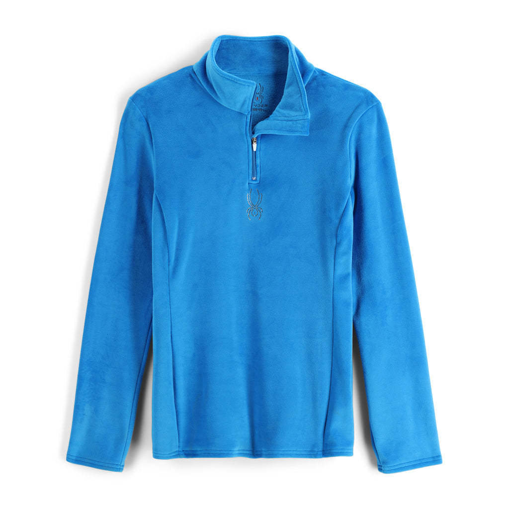 Shimmer Bug Half Zip - Collegiate (2022) | Spyder Europe