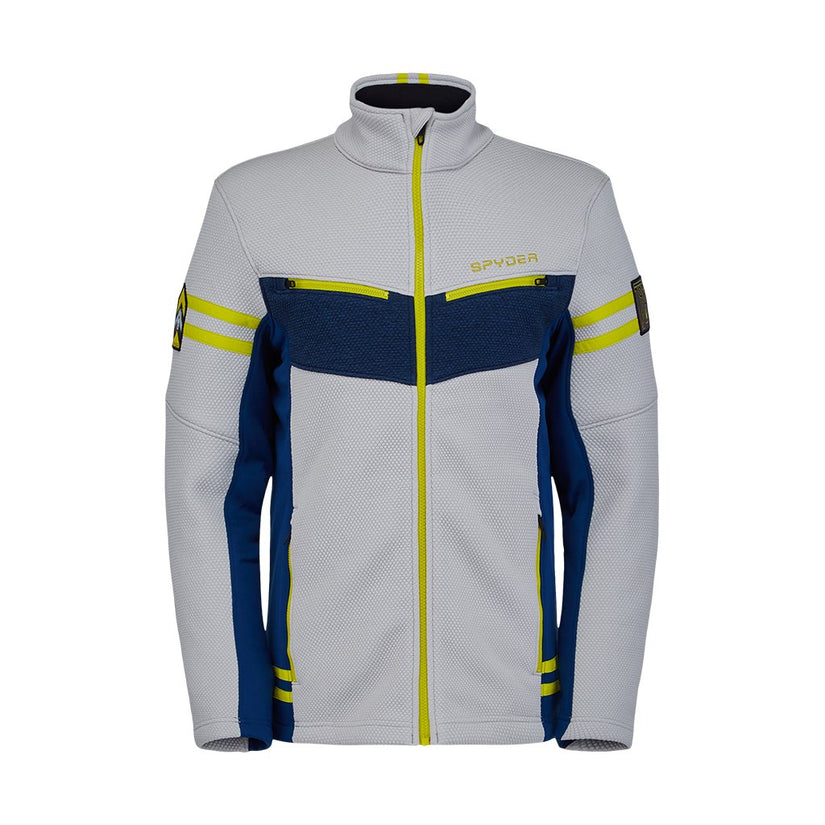 Mens Wengen Encore Full Zip - Glacier