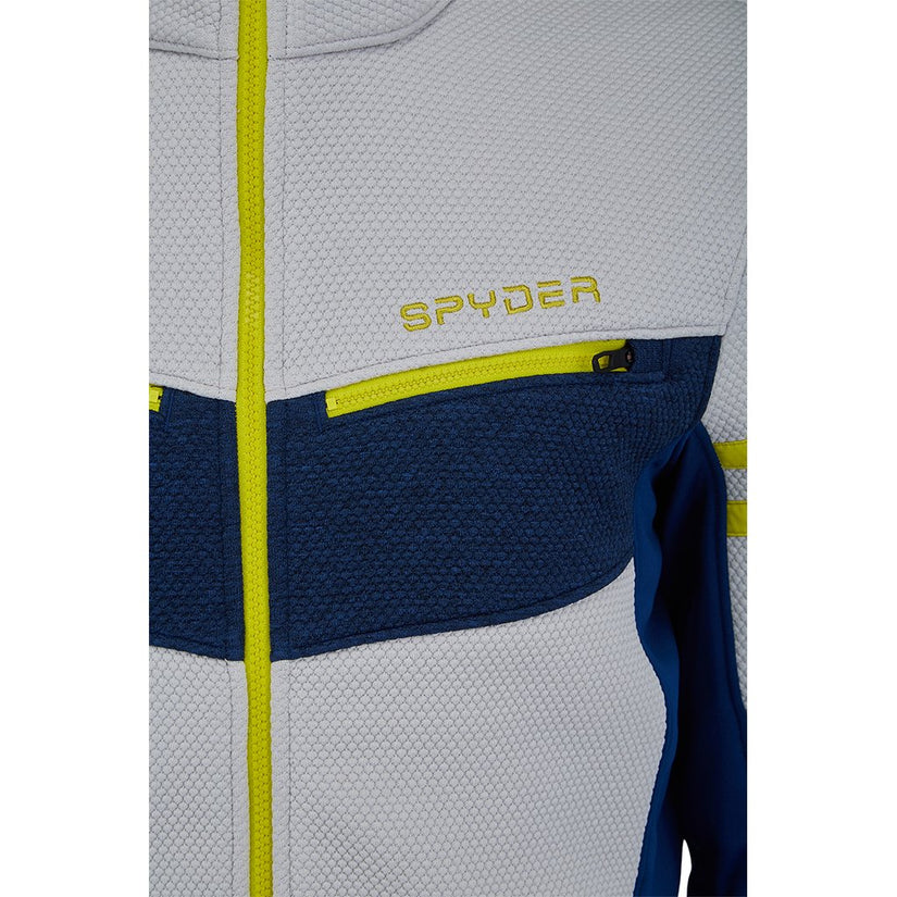 Mens Wengen Encore Full Zip - Glacier