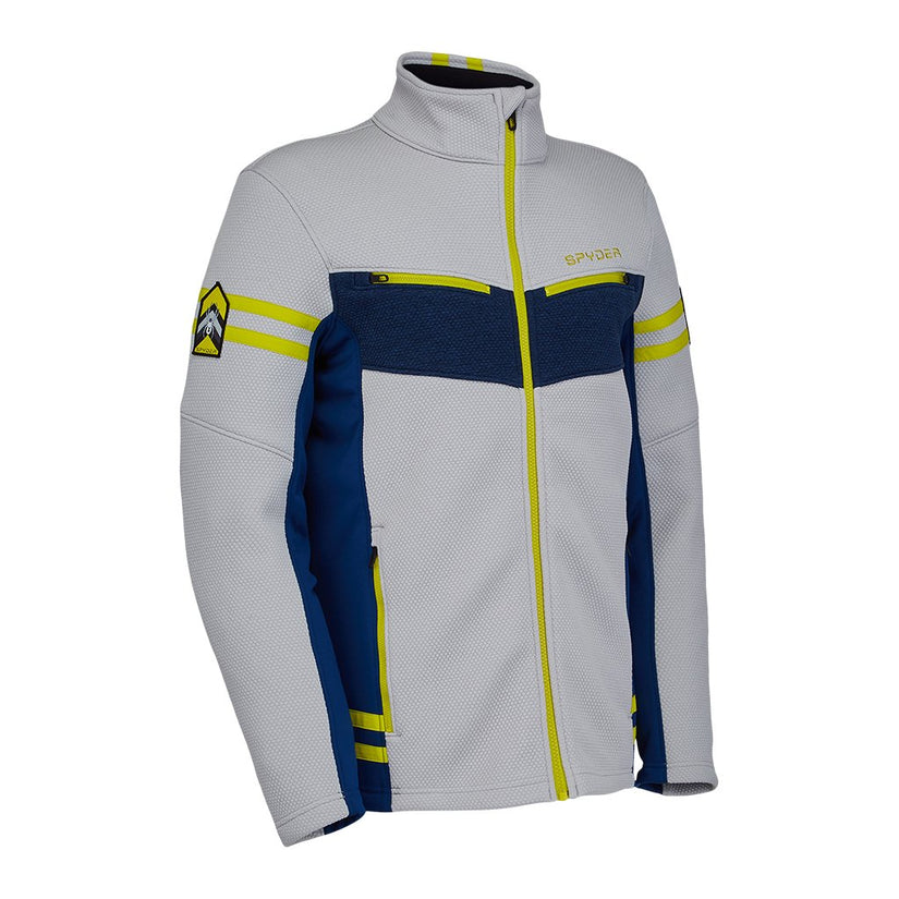 Mens Wengen Encore Full Zip - Glacier