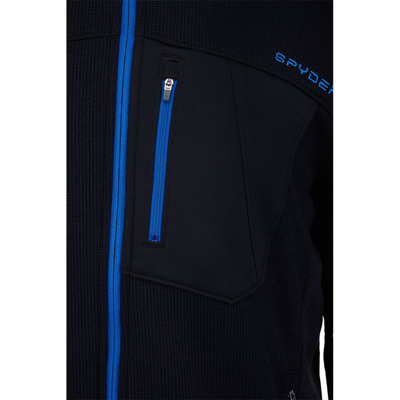 Mens Bandit Full Zip - Black Old Glory