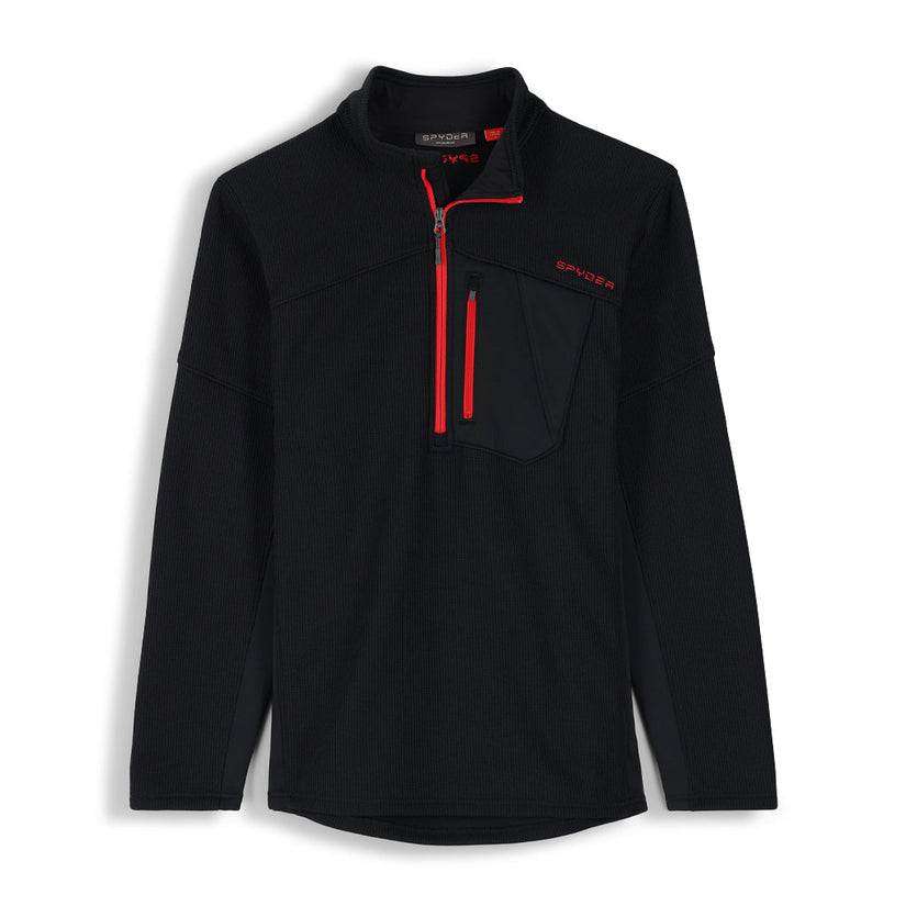 Herren Bandit Half Zip - Schwarz Rot (2022)