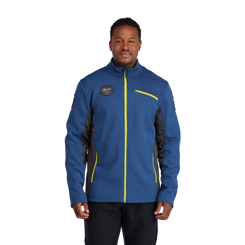 Herren Bandit Wengen Full Zip - Abyss Citron (2022)