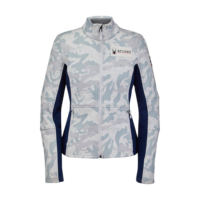 Womens USST Encore Full Zip - Snow Camo