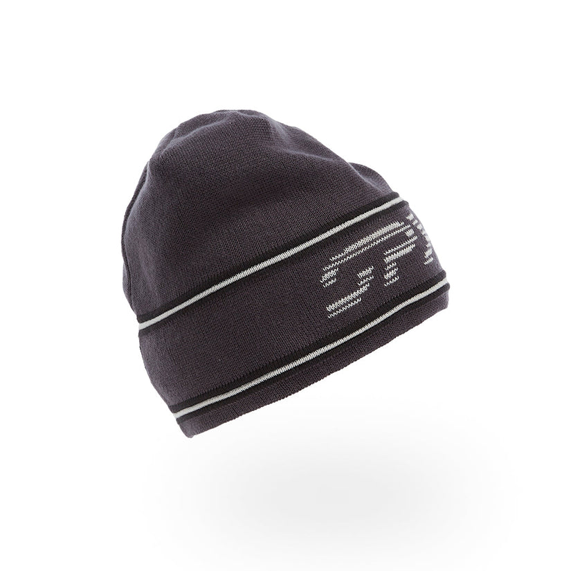 Mens Retro Logo Knit Hat - Ebony (2022)