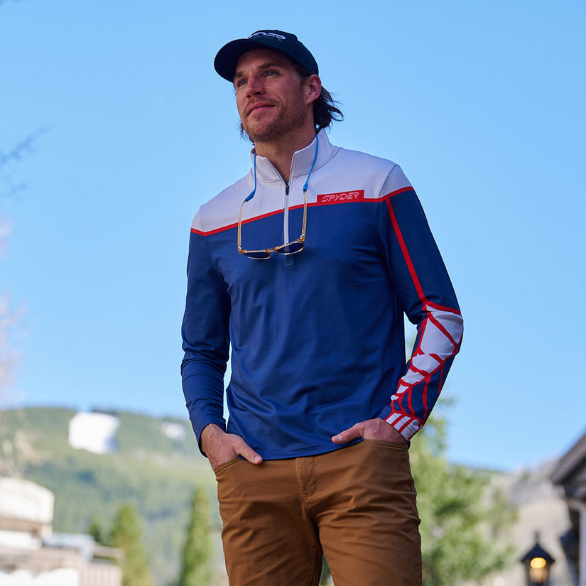 Mens Spirit Of '78 Half Zip - Glacier Abyss (2022)