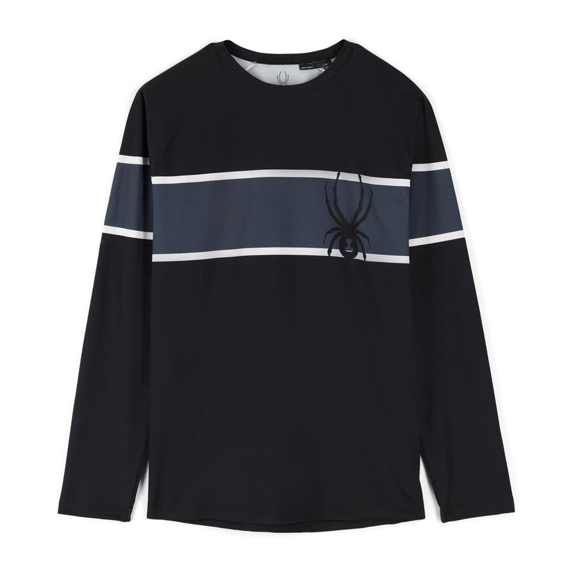 Mens Pump Long Sleeve Crew Neck - Black (2022)