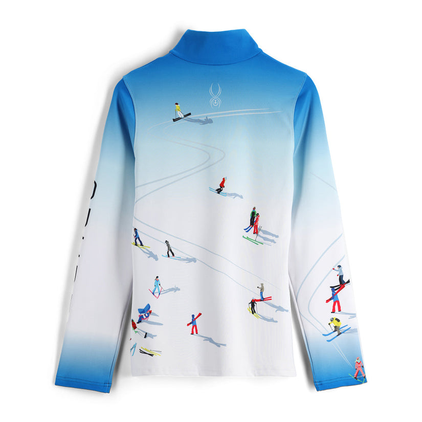 Womens Birds Eye Half Zip - Collegiate (2022)